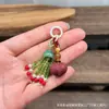 Colgante Corazón de Oso de Cera de Abeja de Segunda Generación Accesorios de Concha de Abeja Reina de Segunda Generación Llavero DIY Colgante para Bolso Colgante Moda