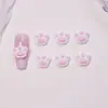 Venta Caliente Transfronteriza Pata de Gato Color Sólido Decoraciones para Uñas Resina DIY Accesorios Pequeños Pendientes Clavos Tres Dimensionales Lindos Accesorios de Ensamblaje para Uñas