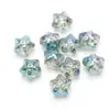 Colgante de cristal de vidrio brillante de colores con forma de estrella de mar de cinco puntas de 18 mm, accesorios para joyería DIY, accesorios para pendientes y collares