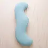 Almohada larga de terciopelo ultracómodo, adecuada para dormir entre las piernas, un cojín reposacabezas para la cama, extraíble y lavable, ideal para mujeres embarazadas que duermen de lado