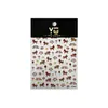 Pegatinas para Uñas Año Nuevo Pegatinas de Pony Arte de Uñas Patrón de Hormiga Estilo Lindo en Relieve Año del Caballo Decoraciones para Uñas Venta al por Mayor Yt7984