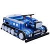 Novo quadrado infantil bateria elétrica carro luminoso carro pára-choque carro playground crianças duplo controle remoto brinquedo carro