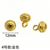 Botões de liga de fortuna, prosperidade, longevidade e felicidade, botões de estilo nacional novo estilo chinês, botões decorativos de metal para cheongsam, Hanfu e traje Tang, acessórios de vestuário