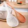 Colador Casero Cocina Mango Largo Malla Filtro Comercial Pesca de Empanadas Fideos Pantalla de Malla Grande Resistente a Altas Temperaturas Cuchara