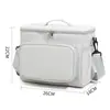 Bolsa de Almuerzo Transfronteriza Gran Capacidad Cuadrada Bolsa de Hielo Portátil de Mano Bolsa de Picnic Portátil Se Puede Cruzar Cuerpo Caja Aislada Caja de Almuerzo Bolsa Aislada