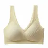 Ropa interior de comercio exterior transfronterizo popular, sujetador sin costuras de encaje de espiga de trigo, espalda hermosa, para el año de nacimiento, push-up, anti-caída, verano, delgado