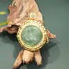 Colgante de Pescado de Jadeíta Birmana Natural Grado A para Hombres y Mujeres, Estilos Diversos, Único en su Tipo 9024