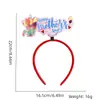 Diadema Decorativa para el Día de la Madre, Accesorios para Fotos de Fiesta Temática "Gracias Mamá", Pinza para el Cabello Diadema de Rosa y Clavel