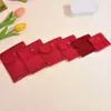 Bolsa de Veludo com Botão de Pressão, Saquinho para Joias, Bolsa de Veludo Luxuosa para Armazenamento de Joias, Bolsa de Embalagem para Anel Colar Pingente, em Estoque
