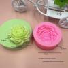 Molde de Silicone Vela Aromática Flor de Peônia Tamanho Grande Pequeno Molde de Silicone Decoração de Bolo de Chocolate Açúcar Dobrado Flor de Peônia