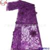 Bordado com aplique 3D bordado com lantejoulas tecido de malha de renda acessórios para vestido de noiva