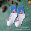 Calcetines Navideños de Dibujos Animados Serie 2025 Calcetines para Mujer Transfronterizos Amazon Calcetines para Hombre Talla 37-43 Talla Calcetines de Media Caña Navideños