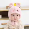 Gorro de Invierno para Bebé Oso Lindo Súper Lindo 5-24 Meses Unisex Gorro de Felpa para Bebé Gorro Cálido con Protección para las Orejas para Niños