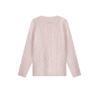 Serie de Cables para Niñas Chaqueta Suéter Holgada Traje de Suéter Tejido de Punto de Alta Gama para Mujer Otoño Falda Corta