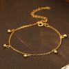 Pulsera de borlas de frijol simple de plata S925 bajo el árbol Banyan, diseño de nicho femenino, estilo Ins, pulsera de moda de verano que combina con todo.