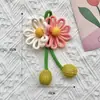 Flor de Pan Nueva Estilo Coreano Flor de Girasol Flor de Algodón DIY Ropa Bolsa Sombreros Cortina Accesorios Accesorios Mayoreo