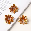 Botones Metálicos Esmaltados de Hoja de Arce Vintage con Decoración Floral para Abrigos, Chaquetas, Trajes, Accesorios de Ropa DIY, Botones al por Mayor