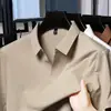 Camiseta de Manga Curta para Homens, de Meia-Idade e Jovens, Feita de Algodão e Linho Desang, com Caimento Solto, Blusa de Verão com Gola Reversível, Polo