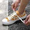 Tênis Feiyue Masculino e Feminino, Tênis Estampado com Letras, Sapatos Casuais Versáteis para Estudantes, Tênis de Lona de Cano Alto, Sapatos Brancos Respiráveis