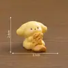 Figuras creativas y adorables de la serie 'perro en casa', accesorios de decoración DIY para casa de muñecas, adornos de escritorio para paisajes en miniatura