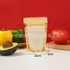 Bolsas tipo doy-pack aluminizadas con cierre transparente, bolsas autosellables para nueces, frutas secas, té de flores, snacks y empaque de alimentos, en stock