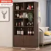 Armário de Entrada de Casa Armário de Armazenamento Integrado de Chão para Sala de Estar Armário de Vinho Moderno Minimalista Armário de Armazenamento Armário Divisória para Sala de Estar