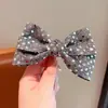 Presilhas de Cabelo Infantis de Lantejoulas Prateadas de Alta Qualidade Estilo Coreano, Presilhas de Laço, Presilhas de Coroa para Menininhas, Acessórios de Cabelo, Conjunto de Dois
