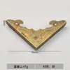 Nuevo estilo chino Cuerno de Murciélago Antiguo Protectores de Esquina de Cuatro Lados Código de Esquina Bronce Antiguo Accesorios para Maletas Cajas de Madera Fabricantes