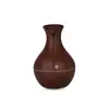 Vaso com Textura de Madeira Lâmpada com Gradiente Colorido Umidificador Máquina de Aromaterapia Carro Escritório Casa Fabricante Atacado