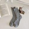 Calcetines Mujer Verano Delgados Transpirables Estilo Ballet Fruncidos Apilables Calcetines Mujer Primavera y Verano Calcetines de Algodón Puro Calcetines Mujer