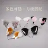 Una generación de cabello japonés lindo peluche campana lazo Lolita tocado orejas de zorro accesorios diadema de orejas de gato