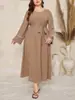 Fábrica de Origen, Vestidos Transfronterizos, Batas, Exportación de Comercio Exterior Ropa para Mujer Tallas Grandes, Pedido Mínimo de 1 Pieza