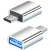 Adaptador Otg de Aleación de Aluminio Usb3.0 Adaptador Typec Adaptador Otg con Luz de Respiración Lector de Tarjetas de Memoria Usb Nuevo Producto