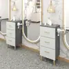 Armário de ferramentas para barbearia suprimentos para salão de beleza carrinho pequeno salão de cabeleireiro prateleira de armazenamento multifuncional ferramentas para salão de cabeleireiro