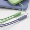 Funda con Correa para Teléfono Correa Corta para Muñeca Cuerda para Colgar Muñeca Silicona con Tacto Líquido Cadena para Colgar Cuerda Anti-pérdida Correa para Funda de Teléfono Antideslizante
