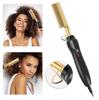Plancha Coreana para Rollo de Huevo Plancha Rizadora de Tres Varillas Rizo Grande Ondas de Agua Tres Tubos Férula Eléctrica Venta Directa de Fábrica Plancha para el Cabello