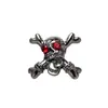 Novas Decorações de Unha de Metal Preto Pistola para Halloween Estilo Escuro Moderno Aranha Caveira Cruz