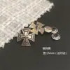 Remaches en Forma de Cruz, Tachuelas de Calavera, Correas para Bolsos, Materiales y Accesorios de Metal Punk Hechos a Mano para Ropa de Motociclista y Club Nocturno