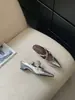 Mules sin cordones para mujer con punta fina, estilo francés, tacón de cuña, Nueva Colección Primavera 2026