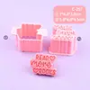 Serie Divertida de Paletas Moldes para Paletas Gatito Tipo Prensa Realista Luces de Colores Cortadores Herramientas Hechas a Mano para Fondant Repostería