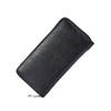 Bolsa de Cortesia Bolsa Masculina Grande para Notas Grande Capacidade Carteira com Múltiplos Cartões Bolsa de Mão Masculina Simples de PU para Celular