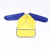 Delantal de pintura para niños antiincrustante anti-desgaste ropa de pintura manga larga Velcro overol impermeable babero para comer jardín de infancia venta al por mayor