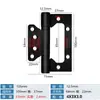 Cojinete de Bisagra de Acero Inoxidable 4 pulgadas 5 pulgadas para Puertas de Madera, Bisagra de No Apertura, Bisagra Plegable, Cadena de Suministro