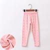 Pantalones de otoño de terciopelo Zhende de doble cara para niños, cálidos, con forro de terciopelo, base, pantalones de otoño e invierno para niños y niñas, pantalones de ropa interior calefactora