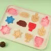 Molde para Galletas Serie Hanukkah Trompo Molde para Galletas Dibujos Animados 3D Galletas Impresas Simulación de Arcilla DIY
