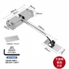 Cerrador de Puerta Pequeño Yigu Cerrador de Puerta Doméstico Puerta de Madera Ligera Resorte Cerrador Automático de Puerta Fabricantes
