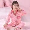 Pijama Infantil Traje de Niña Niño Primavera y Otoño Manga Larga Infantil Lindo Dibujo Animado Ropa de Casa