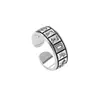 Popular en Tiktok hip hop anillo de mahjong de la suerte moda nicho femenino diseño de moda anillo para dedo índice ajustable