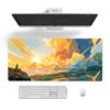 Mouse Pad Popular de Pintura a Óleo Transfronteiriço, Borda Exquisita com Trava, Resistente a Manchas, Grande Mouse Pad para Teclado de Mesa de Computador, Mouse Pad de Escritório