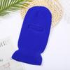 Gorro de tricô simples de lã para outono e inverno, para atividades ao ar livre, com orvalho nos olhos, quente, com um furo, para homens e mulheres, atacado